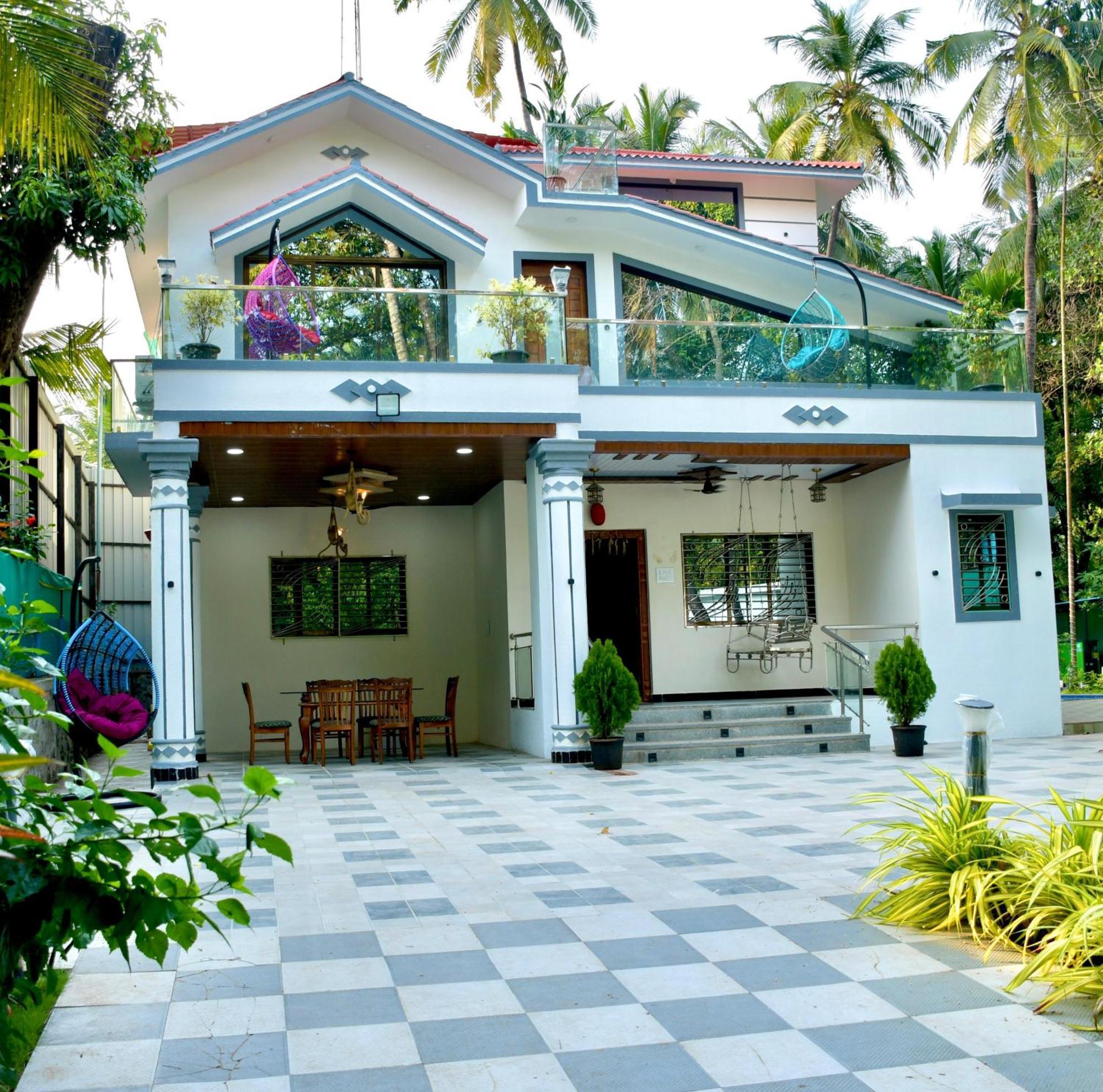 Seas The Day Luxurious 5Bhk Villa 2Min From Awas Beach With Huge Private Pool Alībāg Exterior foto