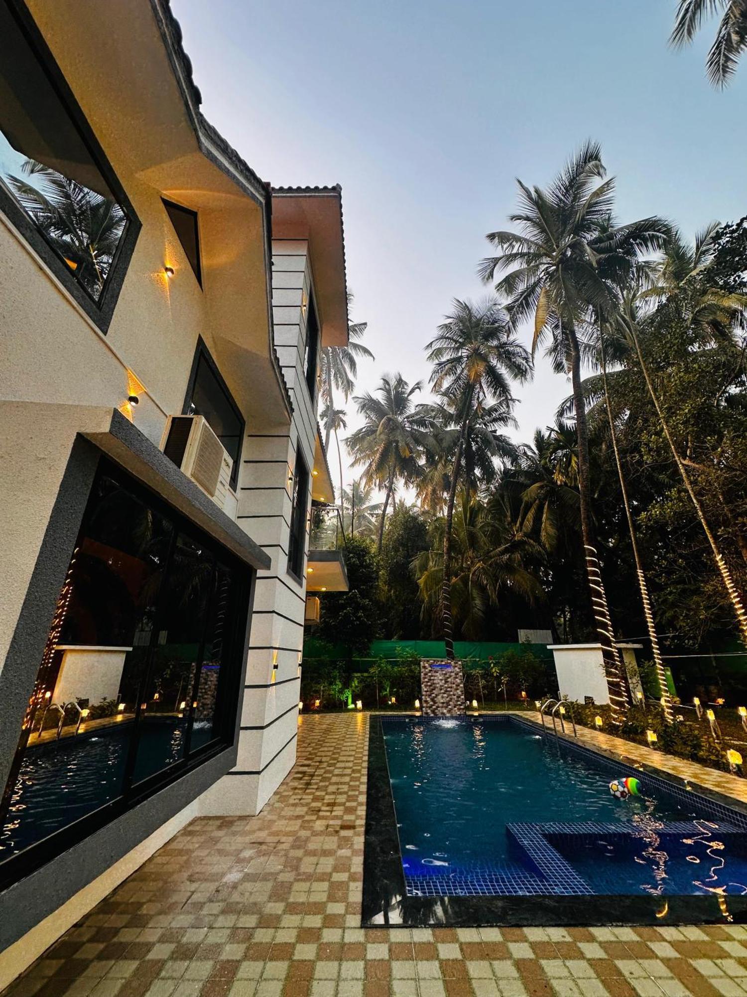Seas The Day Luxurious 5Bhk Villa 2Min From Awas Beach With Huge Private Pool Alībāg Exterior foto