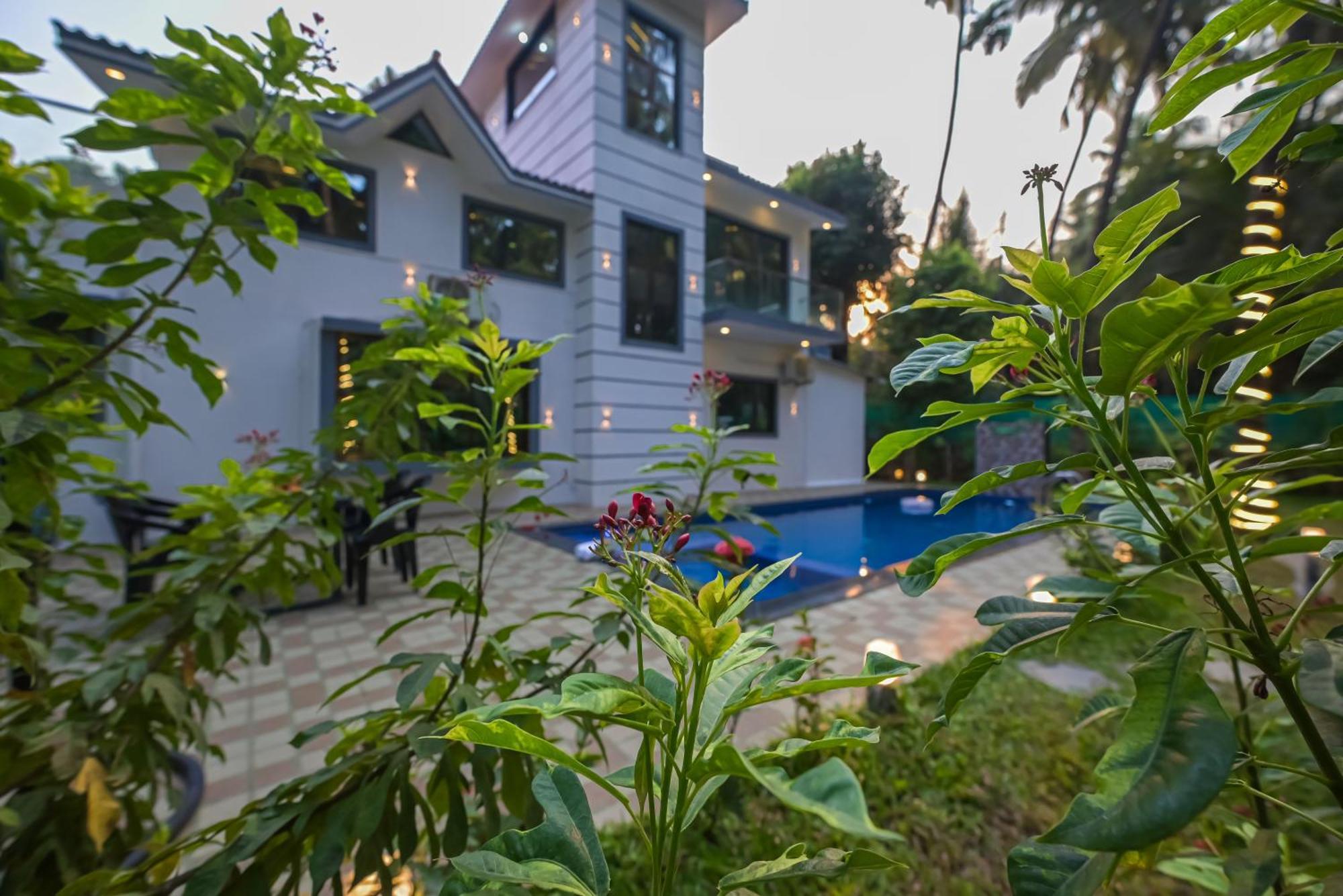 Seas The Day Luxurious 5Bhk Villa 2Min From Awas Beach With Huge Private Pool Alībāg Exterior foto