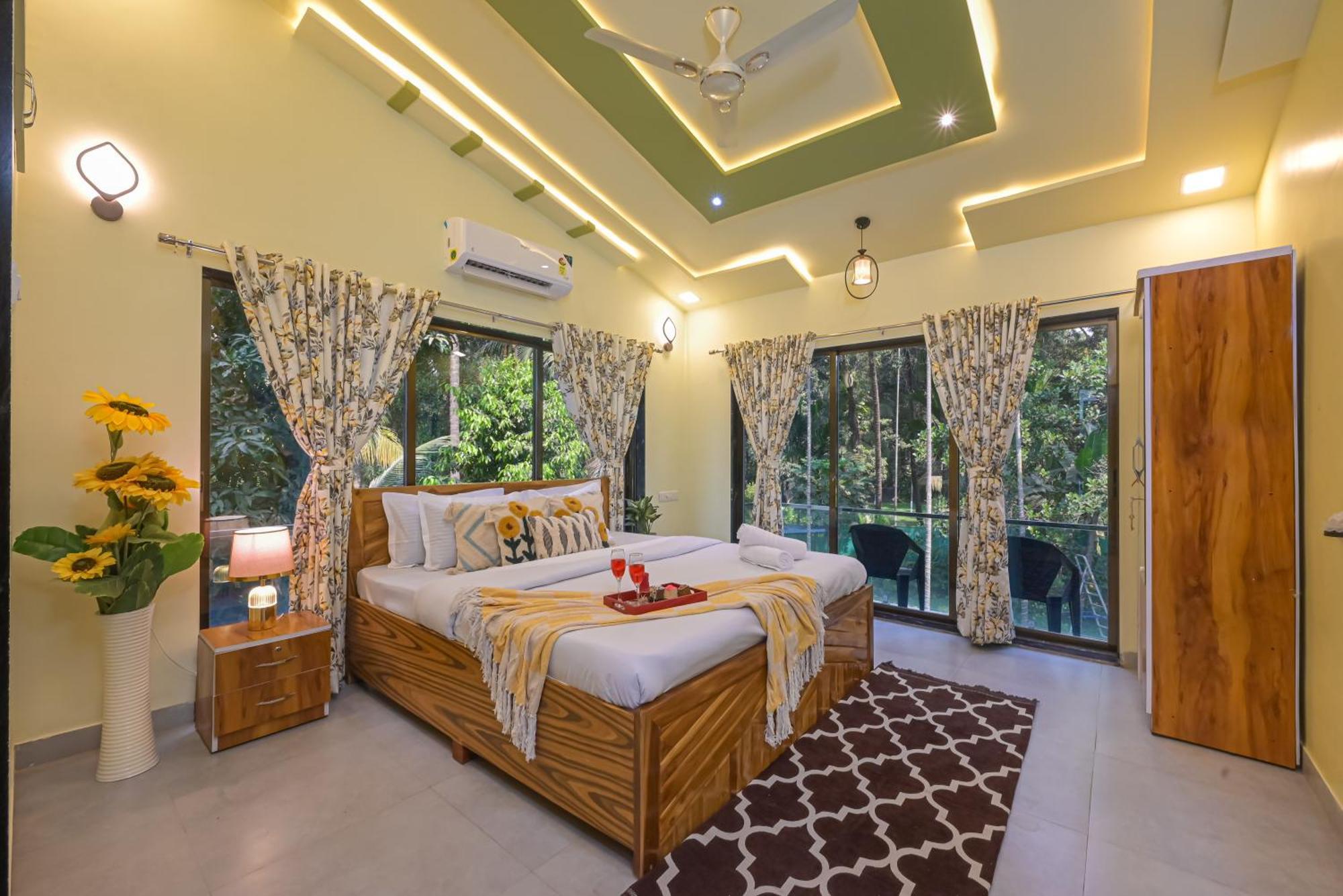 Seas The Day Luxurious 5Bhk Villa 2Min From Awas Beach With Huge Private Pool Alībāg Exterior foto