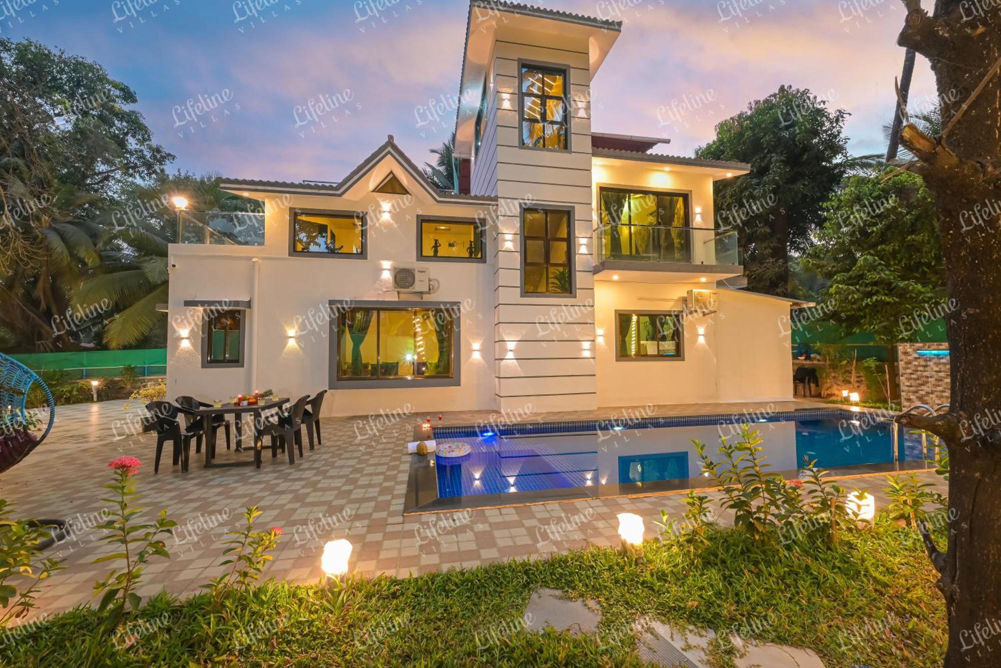 Seas The Day Luxurious 5Bhk Villa 2Min From Awas Beach With Huge Private Pool Alībāg Exterior foto